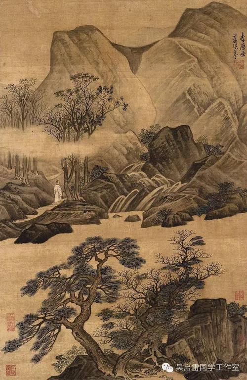 明代后浙派代表画家蓝瑛作品欣赏