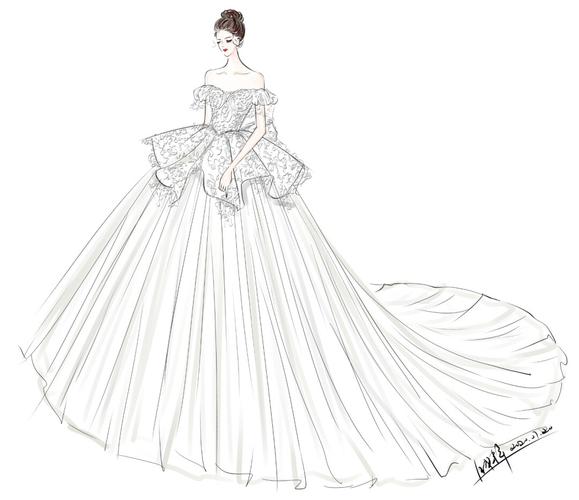 婚纱设计稿_婚纱_婚嫁_婚礼造型