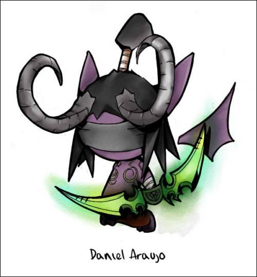 doggiehome魔兽世界漫画q版伊利丹