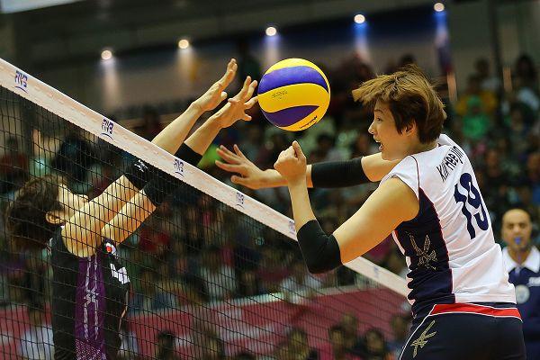 图文大奖赛日本女排32韩国金熙珍被拦