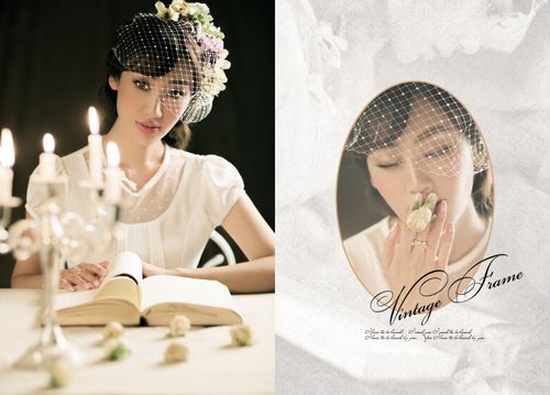 美女个人写真艺术照样片室内摄影纯色放大样图片素材psd相册模版【第