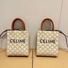 【现货在途】celine瑟琳 老花满logo 竖版tote包 托特包 挎包