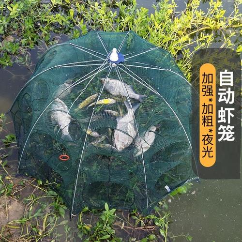 螃蟹虾笼捕虾网加厚鱼网河虾网笼迈高登渔具鱼笼诱饵泥鳅鳝鱼专用捞鱼