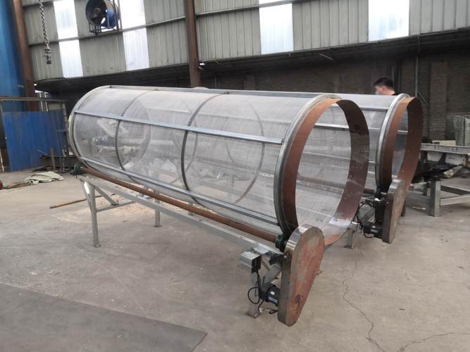 新乡从升花生秧筛草机简易滚筒筛