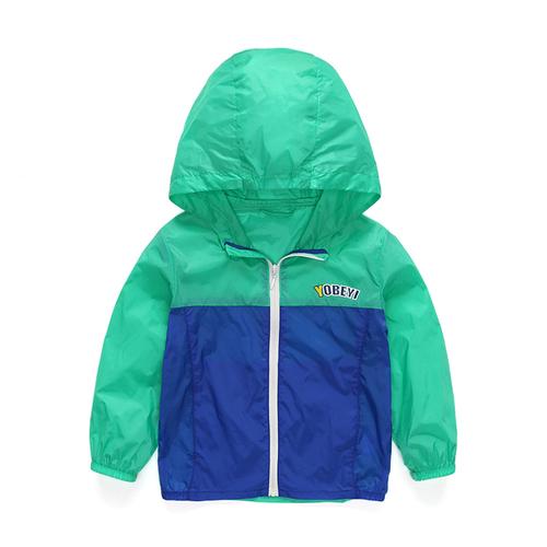 优贝宜儿童夏季薄款外套宝宝夏装皮肤衣男童女童上衣拉链衫轻薄视频