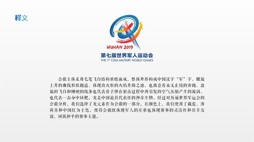 第七届世界军人运动会会徽提案