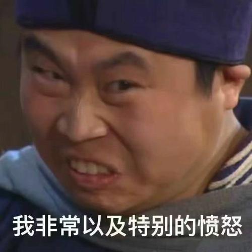 搞笑表情包系列:我非常以及特别的愤怒