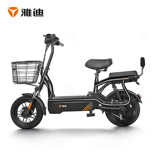 雅迪尚程电动车电自锂电池都市骑行电动自行车男女通用款视频