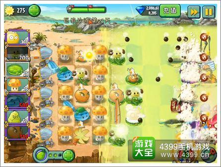 4,下面是小篱给强酸柠檬上的大招,全场腐蚀效果,还是不错的特别是对