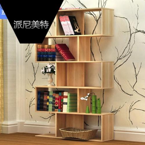 创意桌面办公置物架办公桌上简约书柜简易收纳架学生组合小书架大号