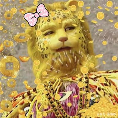 2022金钱豹表情图片大全抖音暴富发财的金钱豹表情包