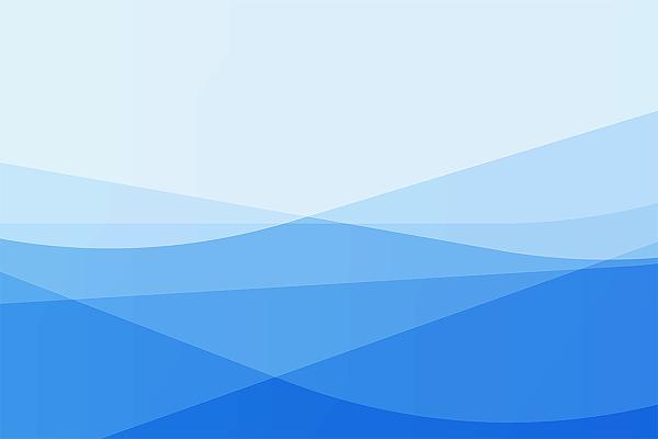 天蓝色线条科技互联网波纹透明png素材