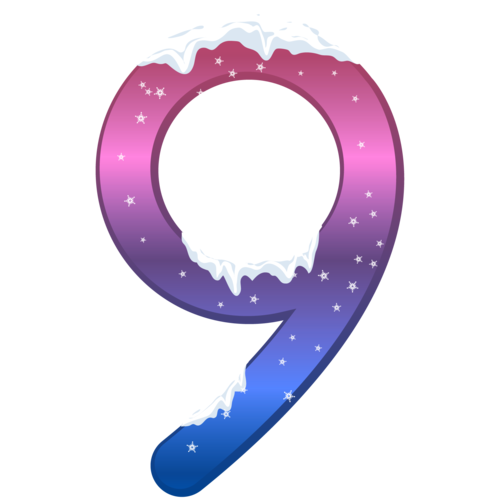 艺术数字9图片大全