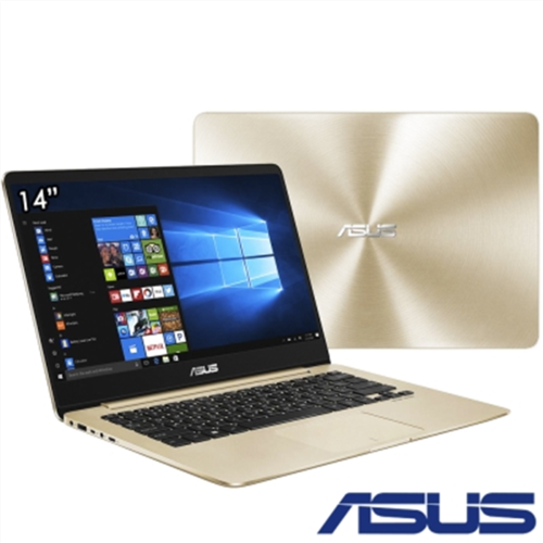 asus 华硕 zenbook ux430uq-0081d7200u 14吋窄边框笔电 璀璨金