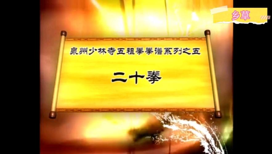 活动作品五祖拳二十拳02详细动作讲解示范教程
