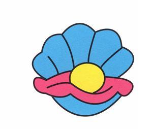 各种各样的贝壳彩色简笔画