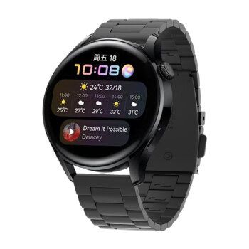 watch3pro,watch3pro时尚版 适用华为watch3pro表带watch3新款手表金属不锈钢替换