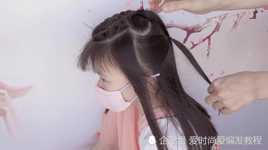小女孩一头长发,怎么扎古风发型好看?教你这样扎太美了