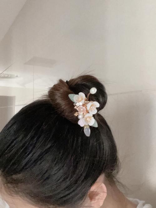 这真的是最简易的汉服发型没有之一了_汉服发型_丸子头_发簪_发型