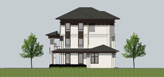 坡屋顶,有庭院,北入口,4开  间,4卧室结构形式:框架结构建筑面积:473