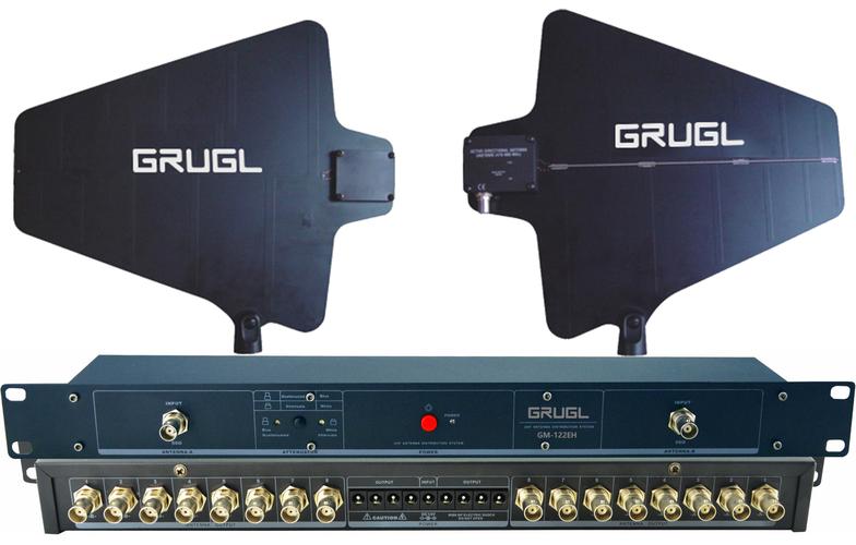 grugl 光歌 型号: gm-122eh 产品详情 gm-122eh:无线话筒天线放大器