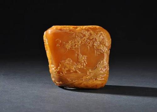 融与容薄意寿山石雕刻的独门技法