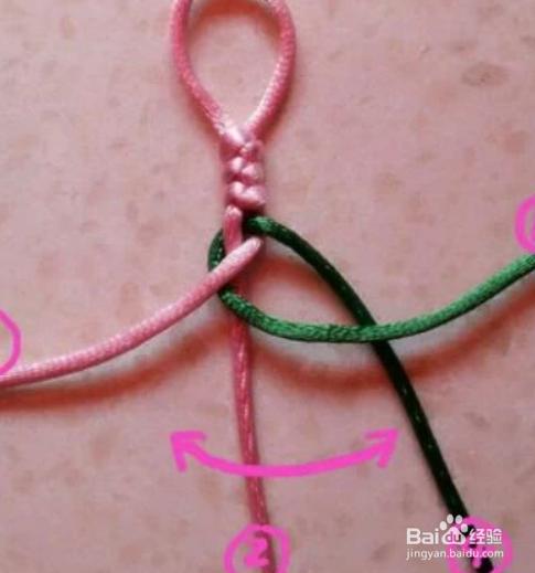 4股圆形绳子编法