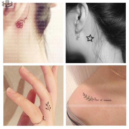 手背手指纹身贴不反光防水持久网红款小图案身体彩妆