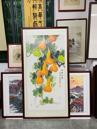 黄艺四尺整张福禄满堂写意国画葫芦