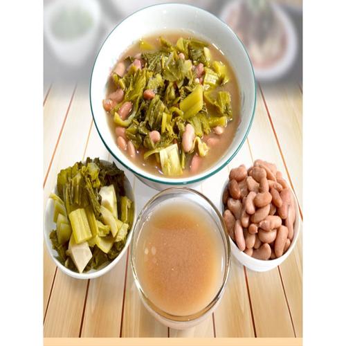 全店3份贵州特产贵阳酸菜豆米汤贵州酸菜豆米送糊辣椒面