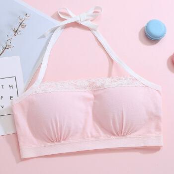 女童内衣发育期912小背心女挂脖文胸系带学生吊带小学生少女裹胸hhy