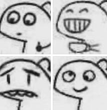 高糊小恐龙表情包黑白线条-高糊沙雕小恐龙表情包下载-乐游网游戏下载