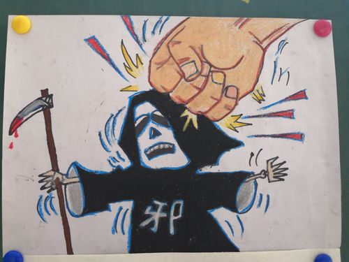 反邪教绘画大赛获奖作品出炉啦!