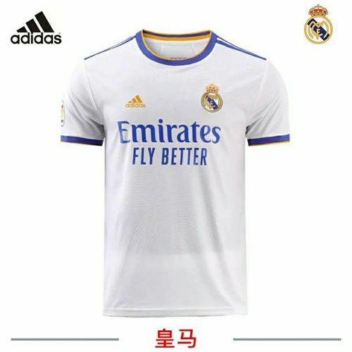 2122皇马球衣主场皇马马德里短袖足球服套装男训练服