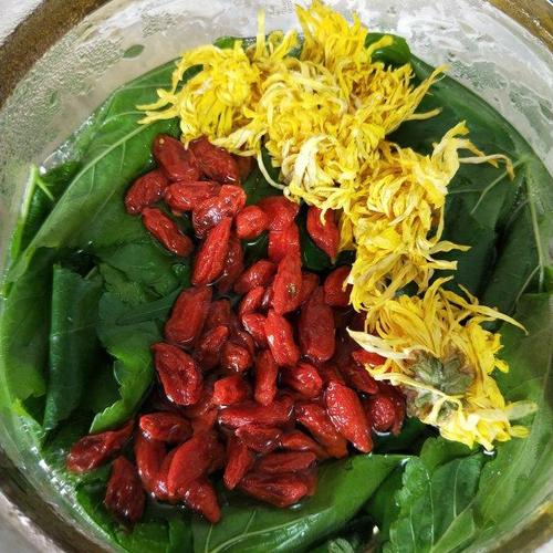 桑叶菊花枸杞茶,清肺润燥,清肝明目