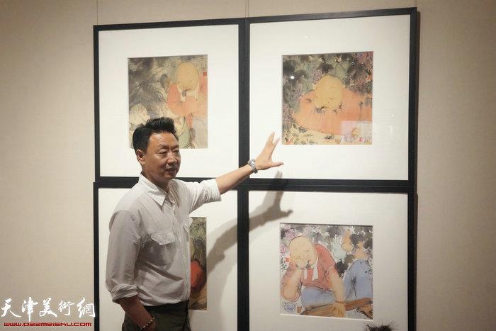 "戏墨听蝉——李旺个人作品展"在珠海圣缘博艺艺术馆开幕