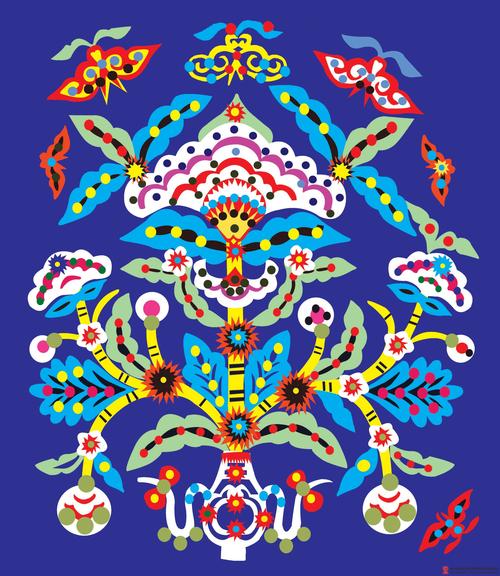 【剪纸经典】空空树,树空空,婆婆给你剪彩经——"剪花娘子"库淑兰的红