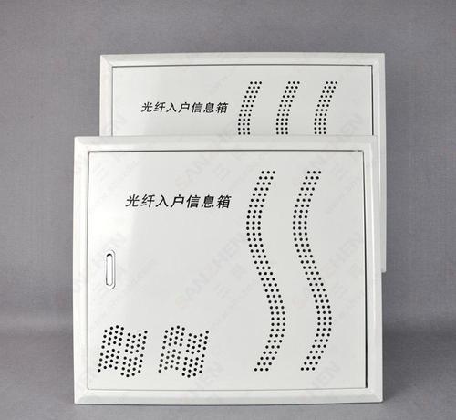 弱电箱光纤终端盒光纤入户信息箱家用套装光纤箱塑面400*30商品大图