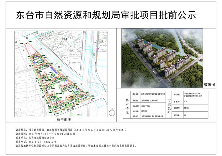 富新安置区三期批前公示_城乡规划公示_东台市自然和
