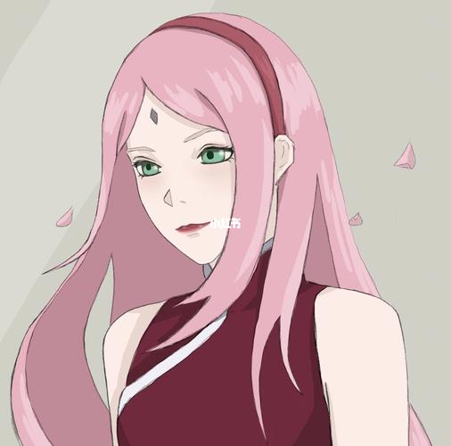 春野樱_火影忍者_长发_文化_绘画