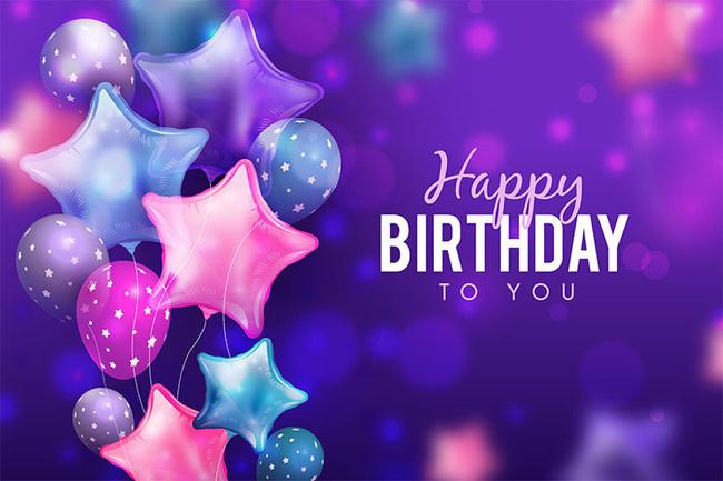 生日海报背景图片