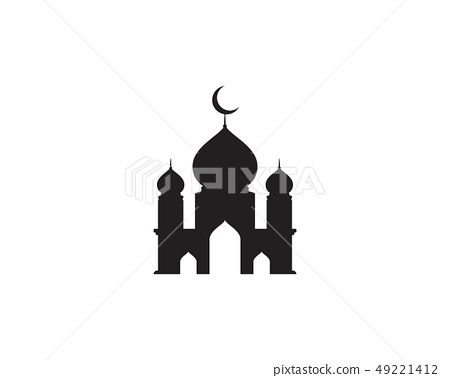 插图素材: mosque moslem icon vector illustration 查看全部