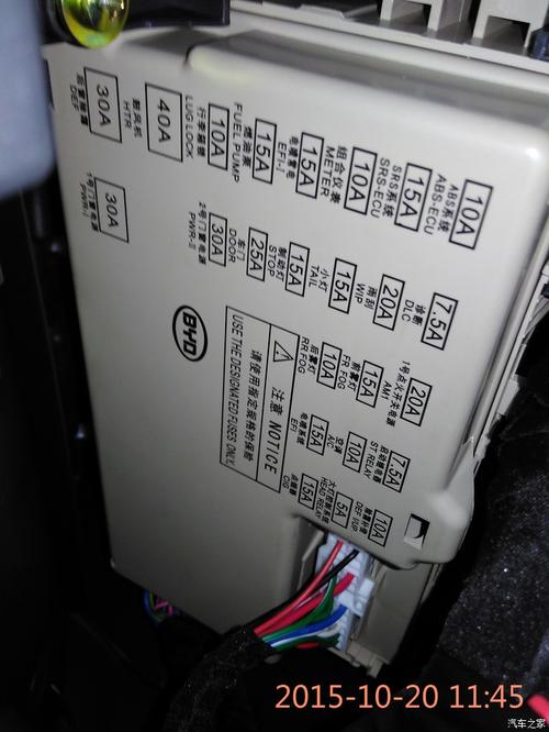 【图】2015款新f3手尊型车内的保险盒在那里?_比亚迪