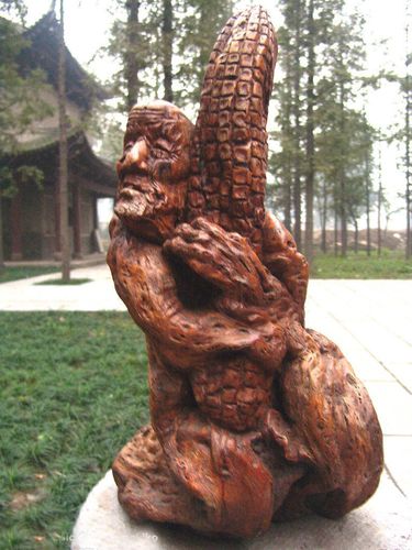 艺术品根雕欣赏装修效果图