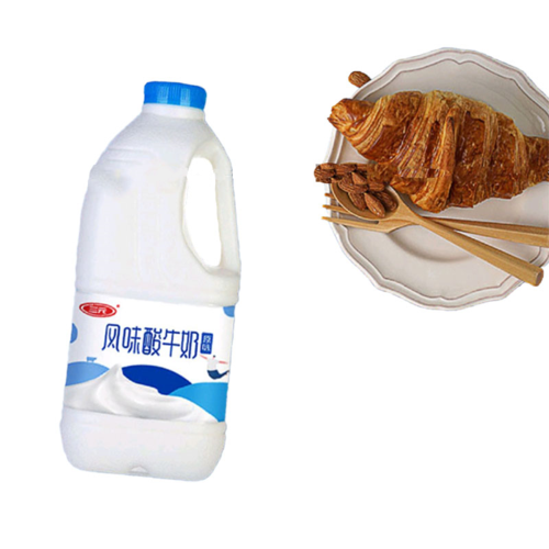 三元风味酸牛奶1000g大桶装原味酸奶实惠家庭装餐饮视频