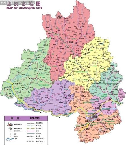 肇庆地图图片设计素材