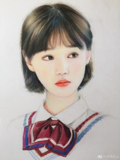 郑爽儿童画_郑爽拼贴画_郑爽简笔画_郑爽漫画教程作品