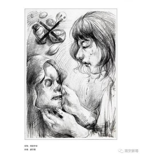 【警醒】南安学生们用绘画展示禁毒主题,引人深思