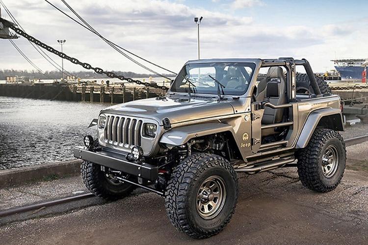 jeep牧马人推复古改装版!悬挂升级经典方灯造型