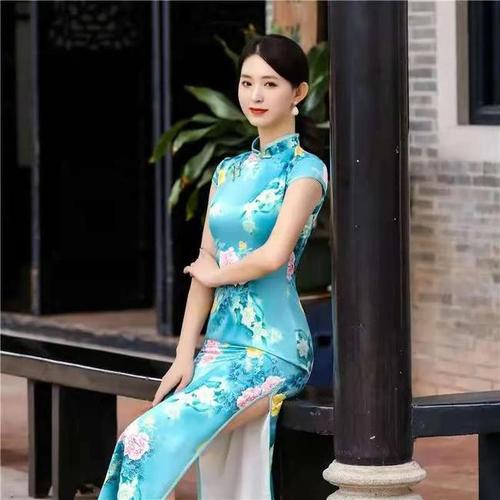 什么样的旗袍坐姿拍出的照片好看跟着模特来学让你一分钟学会